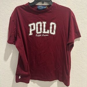 Polo by Ralph Lauren Men's Burgundy Tee